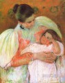 Nurse and Child mothers children Mary Cassatt